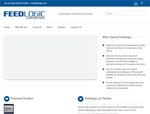 Tablet Screenshot of feedlogic.com